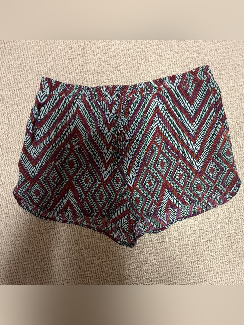 Charlie Jade Geometric Print Drawstring Shorts S/P